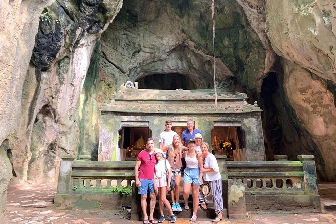 LOVELY PILGRIMS to MARBLE MOUNTAIN & DRAGON BRIDGE & LADY BUDDHA - The perfect half-day route: Marble Mountains plus Lady Buddha and Dragon Bridge