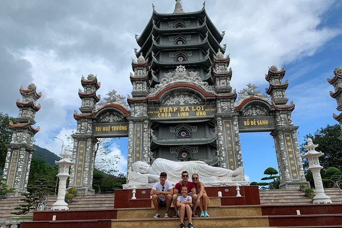 LOVELY PILGRIMS to MARBLE MOUNTAIN & DRAGON BRIDGE & LADY BUDDHA - Walking with purpose: how to handle the stairs at Marble Mountains