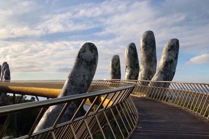 Marble Mountain - Golden Bridge - Ba Na Hills Full Day Private Tour - Fantasy Park, French Village, Le Jardin Wine Tunnel, and Linh Chua Linh Tu