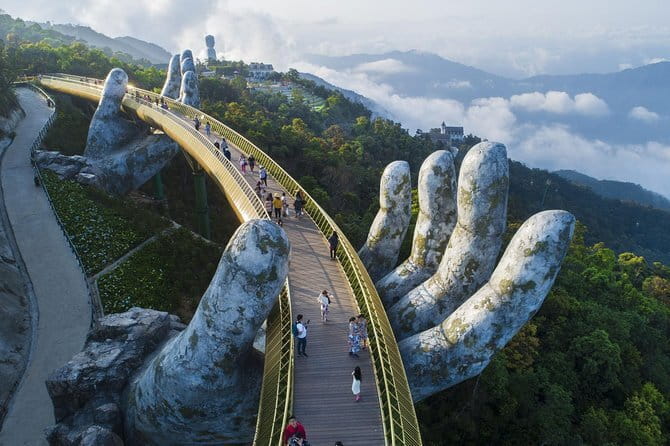 Marble Mountains and Ba Na Hills (Golden Bridge) full day tour - Lunch at a local family spot: included, simple, and timed right