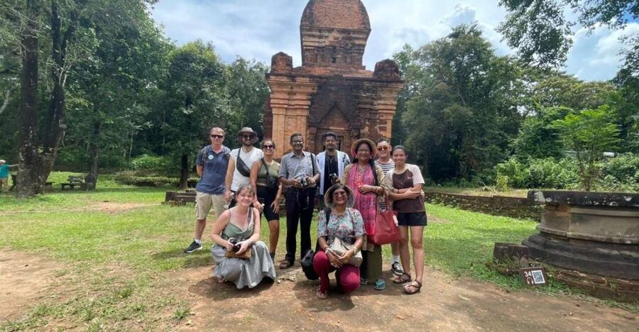 Marble Mountains, Lady Buddha & My Son Holyland FullDay Trip - Thu Bon River Sunset Cruise, Banh Mi, and Photo Time