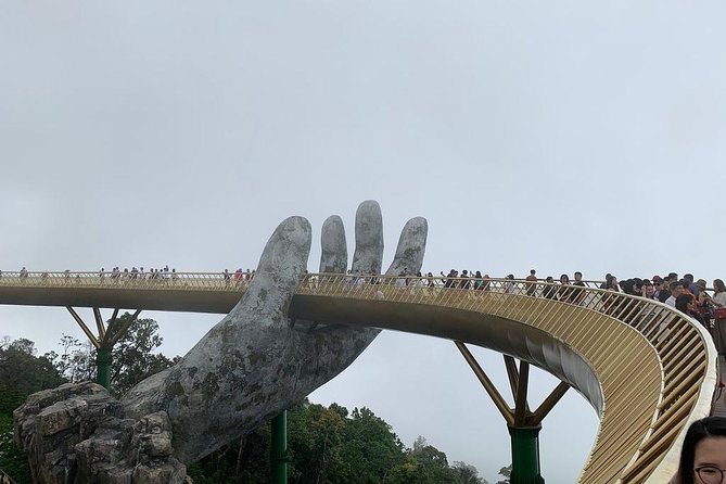 Marble Moutain - Golden Bridge - Ba Na Hill via Cable Car from Da Nang or Hoi an - Sun World Ba Na Hills and the cable car ride, plus Monkey Mountain views