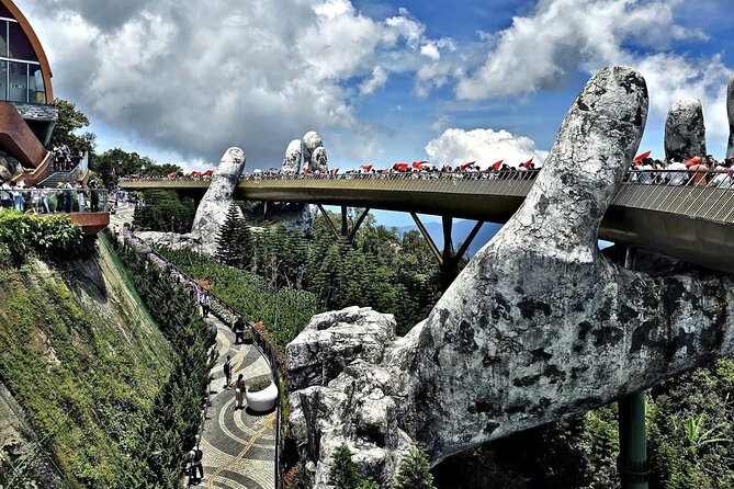 Marble Moutain - Golden Bridge - Ba Na Hill via Cable Car from Da Nang or Hoi an - Marble Mountains: caves, pagodas, and the wartime stories in the rock