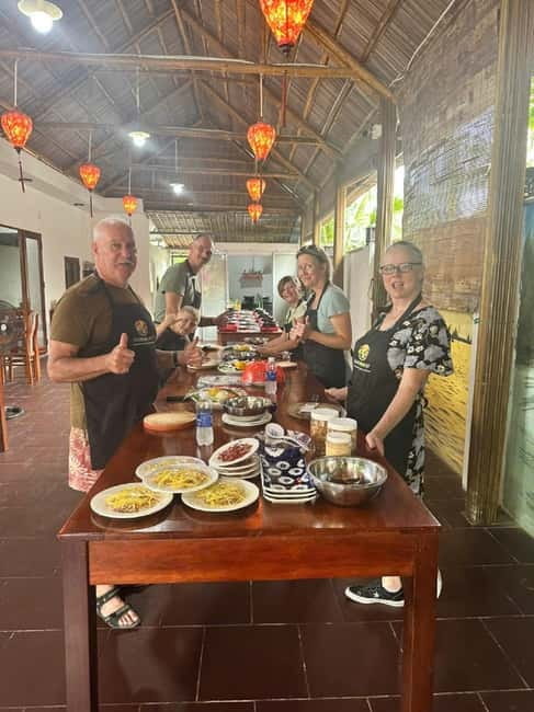 Market Tour, Basket Boat Ride & Cooking Class by Hangcoconut - Hang Coconut hands-on class: four dishes that make Vietnamese food click