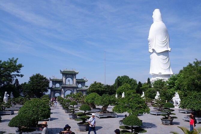 Morning Small group to Marble Mountains - Am Phu Cave - Monkey Mountain - Monkey Mountain and Linh Ung Lady Buddha: the headline view