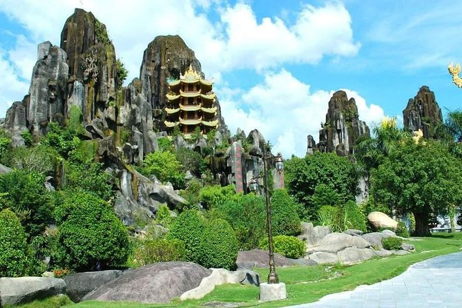 Morning Small group to Marble Mountains - Am Phu Cave - Monkey Mountain - Price and value: $26 that actually covers the hard parts