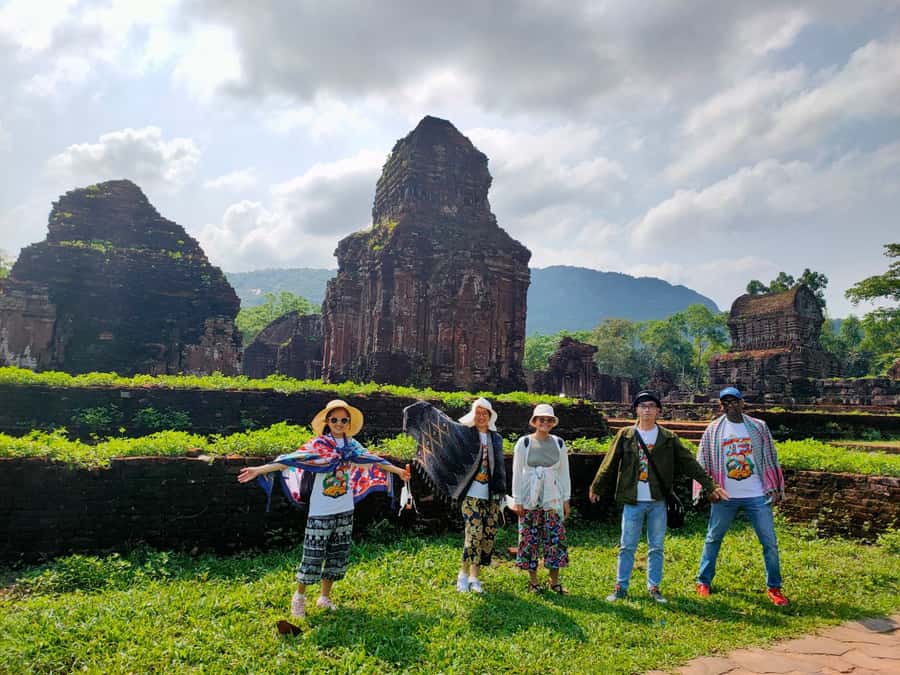 My Son Holyland Guided Tour with Boat Trip, Ricepaper making - Thu Bon River boat trip, breeze included, views guaranteed