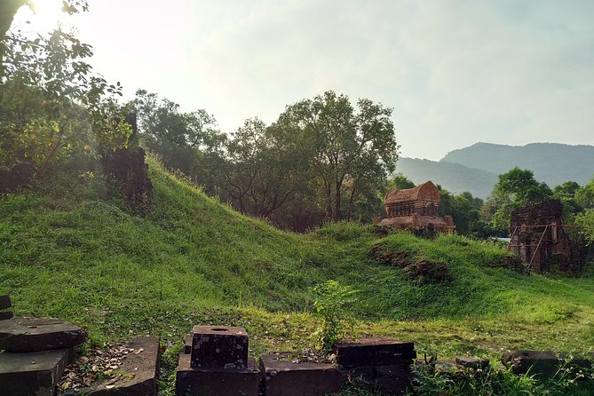 My Son Sanctuary Sunset with insider guide and BBQ boat trip - Thu Bon River Cruise, BBQ, and the Sunset Night Market Drop-Off