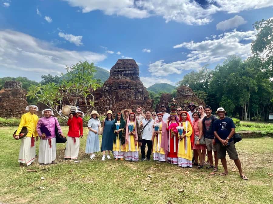MySon Holyland - Rice Paper Making Deluxe Tour from Danang - My Son Sanctuary in the middle of the schedule, and why timing helps