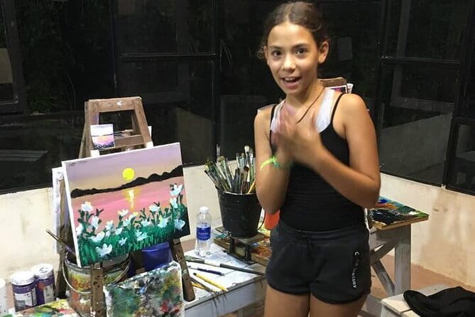Phap Studio Gallery Art Classes Painting Workshop Hoi An - Taking your painting home, packed or rolled for transport