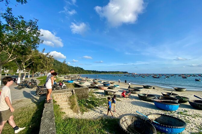 PRIAVATE DaNang CITY TOUR-FOOD TOUR-Sunset BOAT TRIP on Han river - Marble Mountains and Am Phu Cave: how the afternoon sightseeing really starts