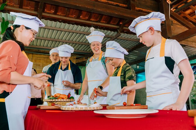 Private Biking, Farming, & Cooking Class in Hoi An - Cooking class at Lemon Basil: four dishes, real technique