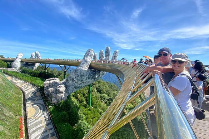 Private Car from Hoi An to Golden Bridge and Back - Golden Bridge and the Love Flower Garden Views