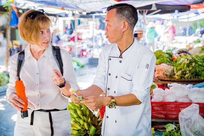 Private cooking class tour with Master Chef - Market shopping: learning to buy Vietnamese ingredients like a local