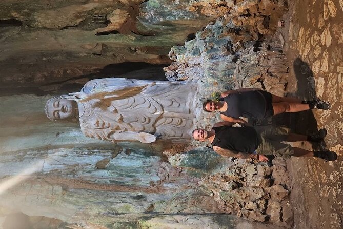 PRIVATE GuidedTOUR to Marble Mountain-Am Phu Cave-Monkey Mountain - Monkey Mountain and Lady Buddha: the statue scale and why it works