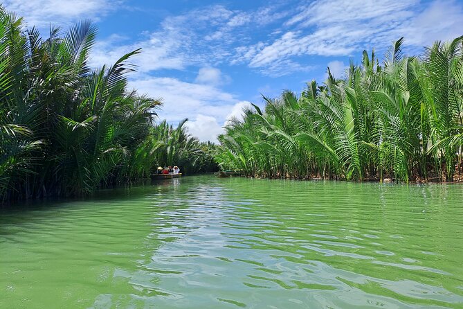 Private Hoi An City tour -Basket Boat Ride in the Coconut forest - Stop 1: Cua Dai Bridge area and Cam Thanh Coconut Village