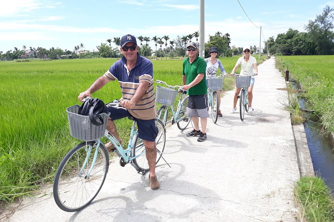 Private Hoi An Countryside: Biking, Basket boat, buffalo, foods - Biking to Tra Que Villas for buffalo, river views, and paddies