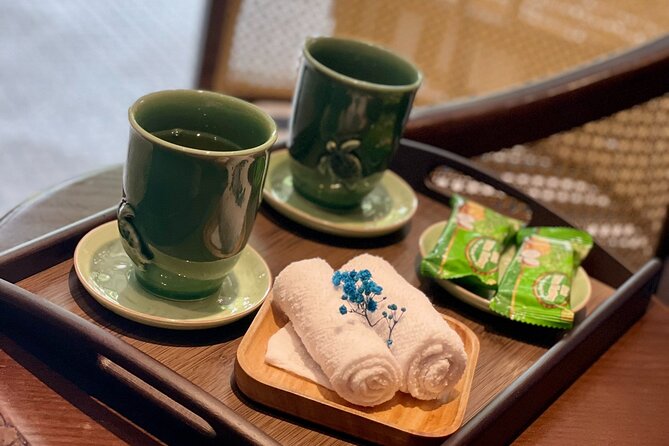 Private Hoi An Rosara Spa with Free Pick up or Drop off - Welcome drink, spa atmosphere, and staff who set you at ease
