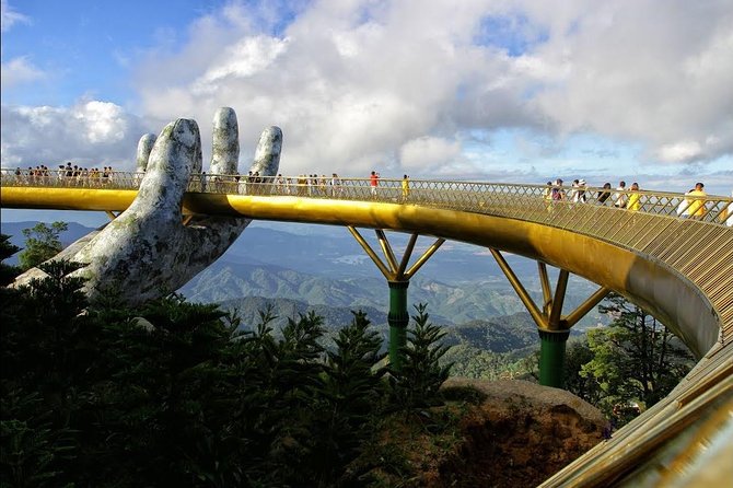 Private Tour To Ba Na Hills - Golden Bridge from Hoi An/ Da Nang - Golden Bridge and the giant hands, where the photos are the main event