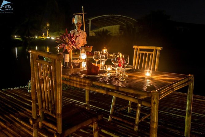 Romantic Dinning On The Bamboo Raft - Family-friendly math: kids eat for free or half price