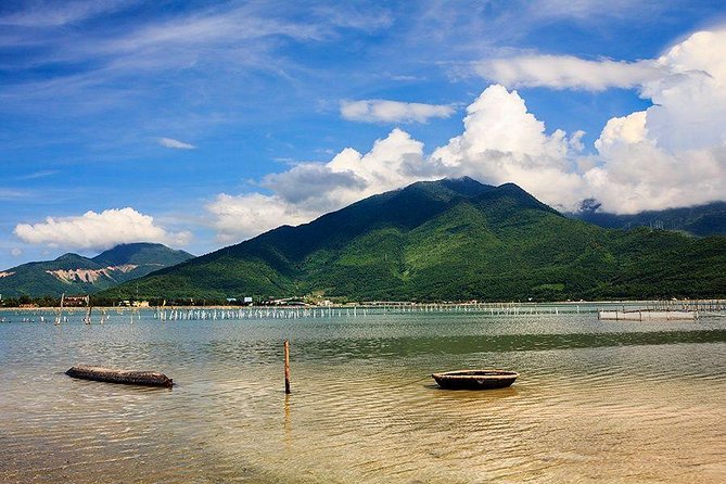 Scenic trip from Hue to Hoi An via Hai Van pass by car - Lap An Lagoon near Lang Co: photos, a pause, and breathing room