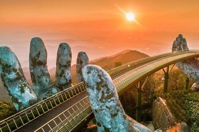 Sunrise My Son-Golden Bridge-Dragon Bridge Show & Seafood Meals - A Day Built Around My Son, Ba Na Hills, Golden Bridge, and the Dragon Bridge show