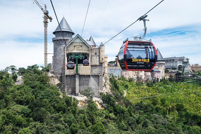 Sunset at Ba Na Hills and Golden Bridge Danang - SUMMER DISCOUNT! - Golden Hand Bridge at sunset: your photo time window