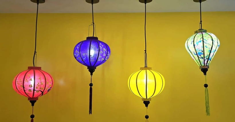 The Lantern Lady: Traditional Lantern Class in Old Town - What You Make: Fabric Bamboo Lanterns vs. Paper Floating Lanterns