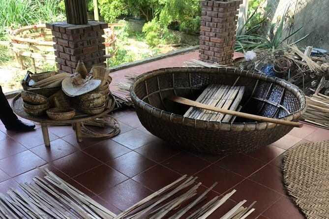 Village Adventure Private Tour by Electric Car - Ong Sau Coracle-Style Basket Boats: Watch the Shape Take Form